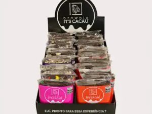 Brownies sabores diversos – It’s Cacau – 80 gr – Display com 30 un