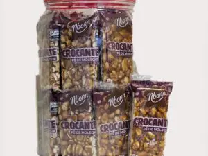 Pé de Moleque Crocante – Nbonn – 35 gramas – Pote com 30 unid