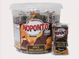 Doce de Leite com Brigadeiro – No Ponto – 50 g – Pote com 20 unid