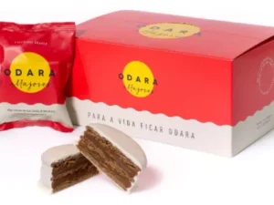 Alfajor Branco Odara 65 gramas - Display com 12 unidades